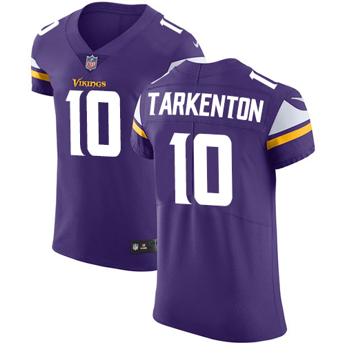Nike Vikings #10 Fran Tarkenton Purple Team Color Men's Stitched NFL Vapor Untouchable Elite Jersey